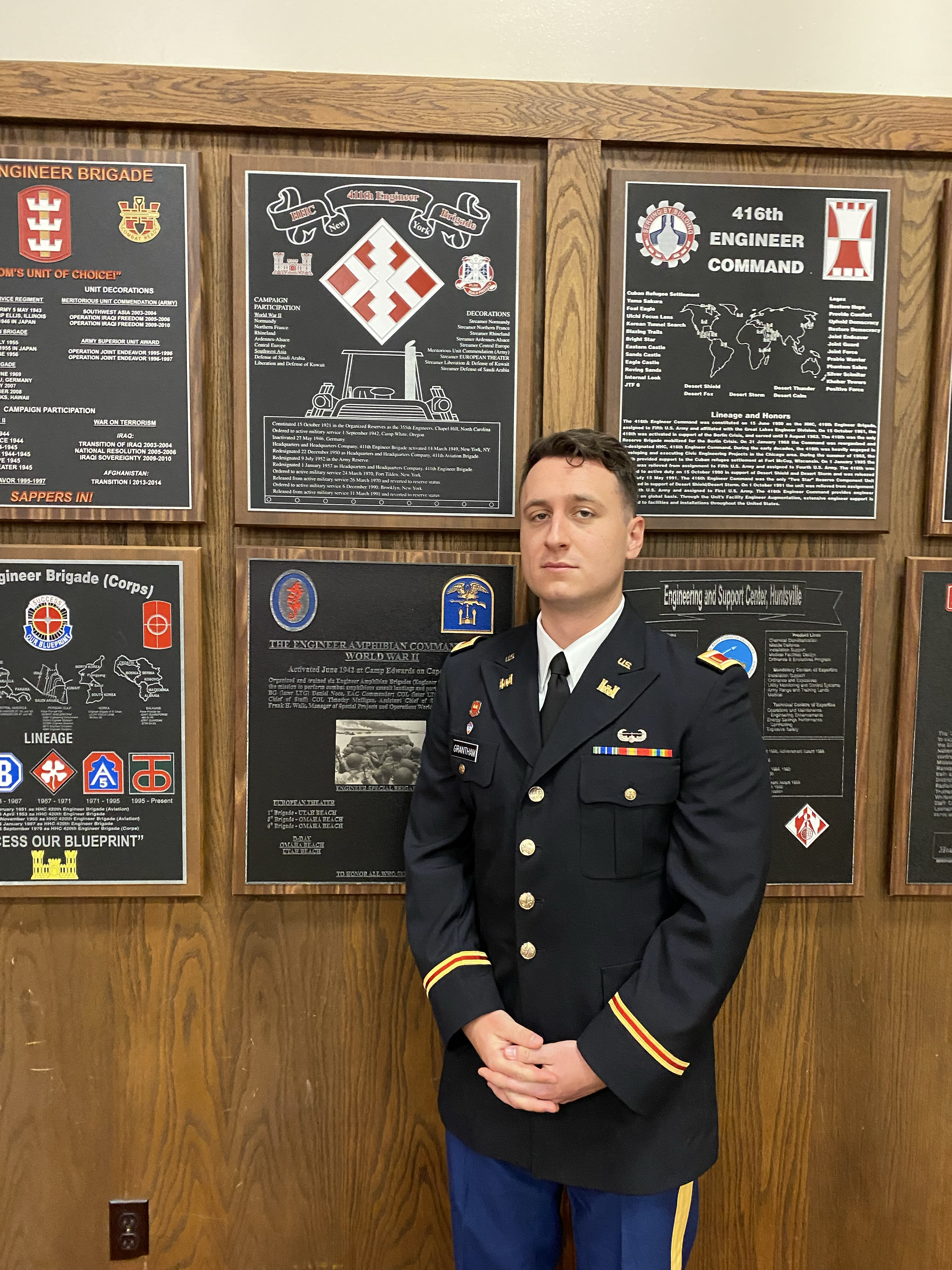 Michael in Army Uniform