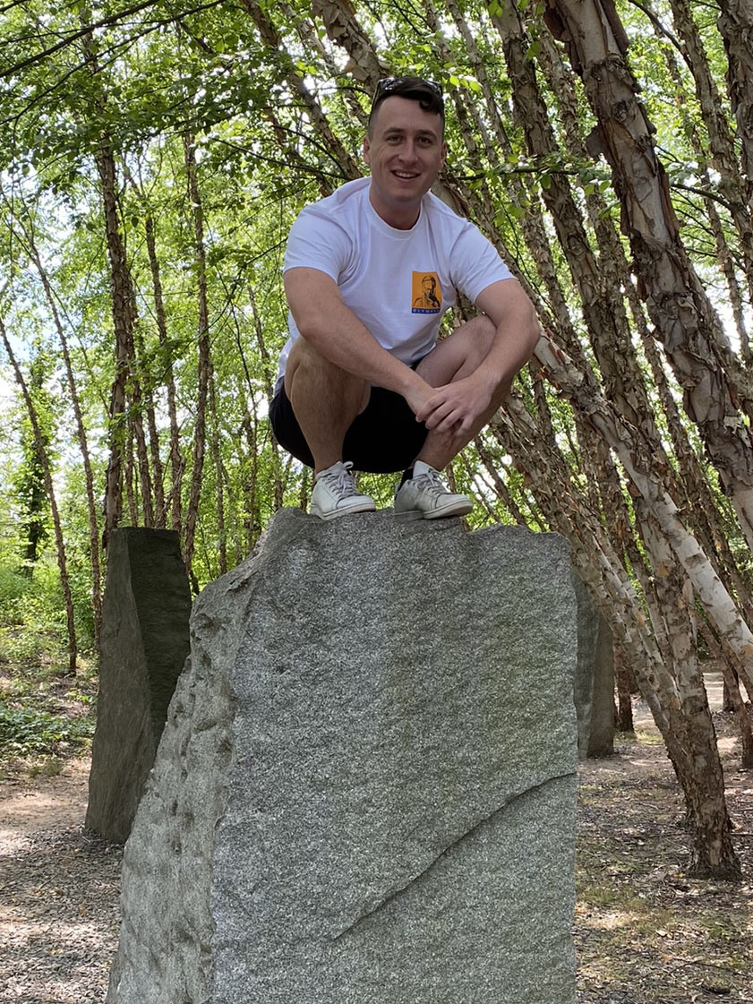 Michael on a Rock
